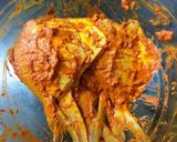 A picture of step 2 of Tareli pomfret macchi.