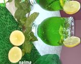 A picture of step 5 of Green ice soda💚گرین آٸس سوڈا💚.