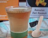 Foto langkah ke 4 dari resep Wedang Creamy Matcha (serai, jahe, madu).