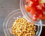 A picture of step 2 of Chana dal bhel street style.