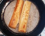 Foto del paso 3 de la receta: Salchichas alemanas al tostado con chucrut y huevos revueltos