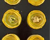 Une image de l'étape 5 de Tartelettes aux deux courgettes, citron et pavot bleu - sans gluten - sans lactose.