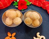 A picture of step 3 of Til Ladoo.