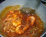 Foto langkah ke 6 dari resep Udang Saos Padang.