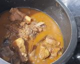 A picture of step 6 of Khada Masala Gosht.