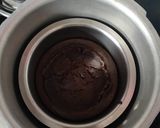 A picture of step 6 of Bourbon biscuit cake only 3 ingredients without egg.