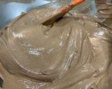 Foto langkah ke 4 dari resep Chocolate Marble Cheese Cake.