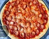 Foto langkah ke 11 dari resep Pizza Bolognese Simple.