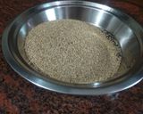 A picture of step 1 of Khoya Til Ladoo.