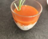 Une image de l'étape 8 de Nougat de chèvre et gaspacho par Stanislas.