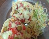 Vegetable mini piza#15minorlesscookingchallenge#jikonichallenge recipe step 6 photo
