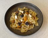 A picture of step 9 of Pasta with roasted vegetables and feta cheese salad.