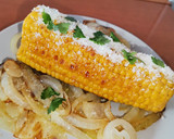 Foto del paso 4 de la receta: Mazorca con queso & cilantro