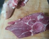 Foto del paso 2 de la receta: Alubias 🫘 negras con lacón salado 🥩