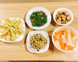 Hình bước làm 6 của món Hoa thiên lí xào lòng mề