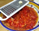 A picture of step 7 of Roasted red pepper and tomato salad.