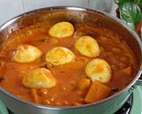 Gambar langkah 8 resipi Kari Telur Berkerisik.
