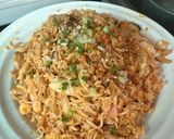 รูปขั้นตอนการทำที่ 3 ของ ข้าวผัดมาม่าไก่เผ็ดเกาหลีแห้ง