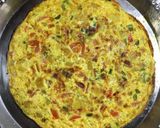 A picture of step 9 of Vegetable Omelette.