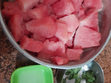 Water melon sorbet