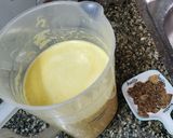 Hình bước làm 3 của món Sữa cà rốt + yến mạch + hạt điều 🥕🥕🥕