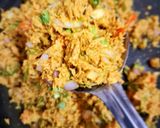 A picture of step 4 of Soya Chunks Chilla (protein rich, weight loss recipe).