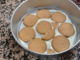 Tarta de limón con galletas