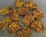 A picture of step 3 of Spinach Vadi.