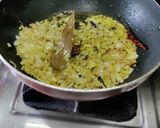 A picture of step 3 of Turai/Ridged Gourd and Chana Dal Curry.