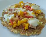 Foto del paso 9 de la receta: Torticas de coliflor a la pizza🧀🍕🍍🥓🌶️