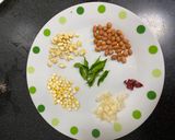 A picture of step 2 of Sabudana mixture/Sago mixture.