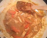 A picture of step 6 of (In a hurry) coconut curry.