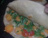 A picture of step 5 of Vegetable chapati.