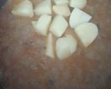 A picture of step 6 of Aloo Qeema 🍲🍲🍲.