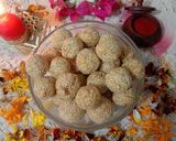 A picture of step 3 of #Jan#W2 Til ke ladoo.