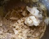 A picture of step 1 of Kochu Ghoti or Arbi Dal.