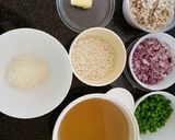 A picture of step 1 of Barley risotto.