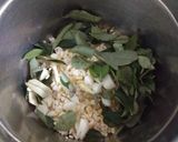 A picture of step 1 of Moong and urad daal idli fry.
