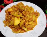 A picture of step 4 of Tinday ke Sabzi (Apple Gourd).