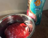 A picture of step 2 of Pillowy Red Velvet Cinnamon Rolls.