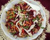 Healthy broken wheat and pulses salad recipe step 4 photo