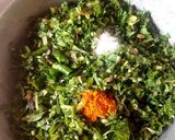 ডালের বড়ি দিয়ে মুলা শাক রেসিপির ধাপ 1 ছবি