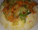 Foto del paso 4 de la receta: Corona de cous cous con verduras al estilo marroquí (vegano)