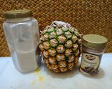 Foto langkah ke 1 dari resep Brazilian Grilled Caramelized Pineapple.