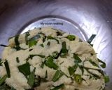 A picture of step 1 of Paan Vada.