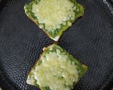 A picture of step 1 of Spinach N Corn Cheesy Toast.