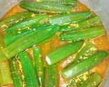 A picture of step 10 of Stuffed Curried Okra.