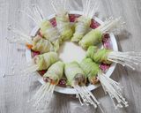 รูปขั้นตอนการทำที่ 3 ของ ผักกาดขาวโรลกุ้งหมูสับน้ำจิ้มสุกี้