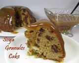 A picture of step 3 of Soya Granules Cake.