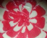 A picture of step 5 of Egg less Zebra Cake.